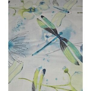 NEW BTY 43"W Quilters Showcase Cotton Dragonfly Floral Print Fabric